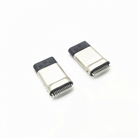 USB-Type-CM/夾板0.2拉伸款/彎端/帶后塞