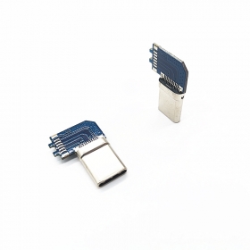 USB-Type-CM/夾板0.8拉伸款/XY90度彎板/3.2卡勾